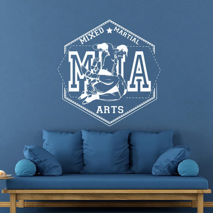 Lettering Stickers Sport Training Ring Mma Fighting Martial Arts Personalized Customization