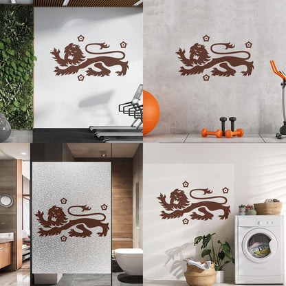 Celtic Ornament Lion Animal Flowers Wall Stickers Paster Paper Can Modify And Add Information