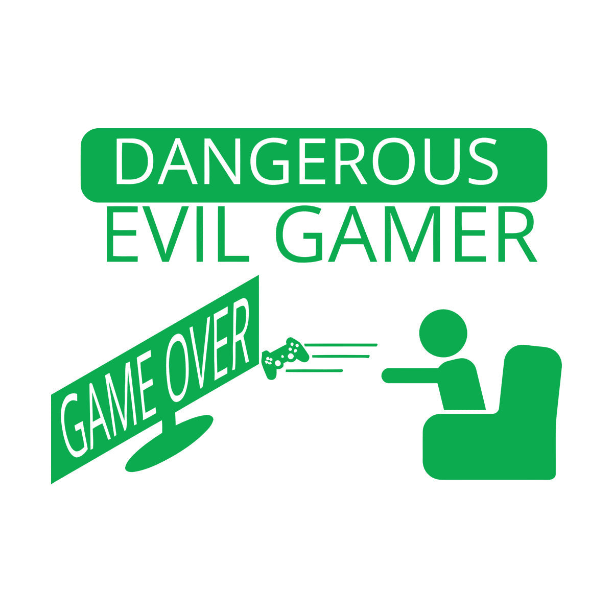 Fine Carving Decals Game Over Joystick Gaming Boy'S Tattoo Culture