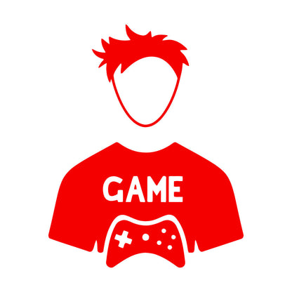 Fine Carving Decals Game Video Game Kids Boy Play Art Mural Painting