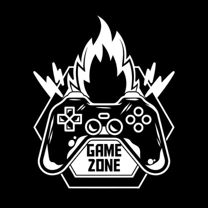 Vinyl Wall Decals Game Zone Fire Video Games Play Boys Window Decals