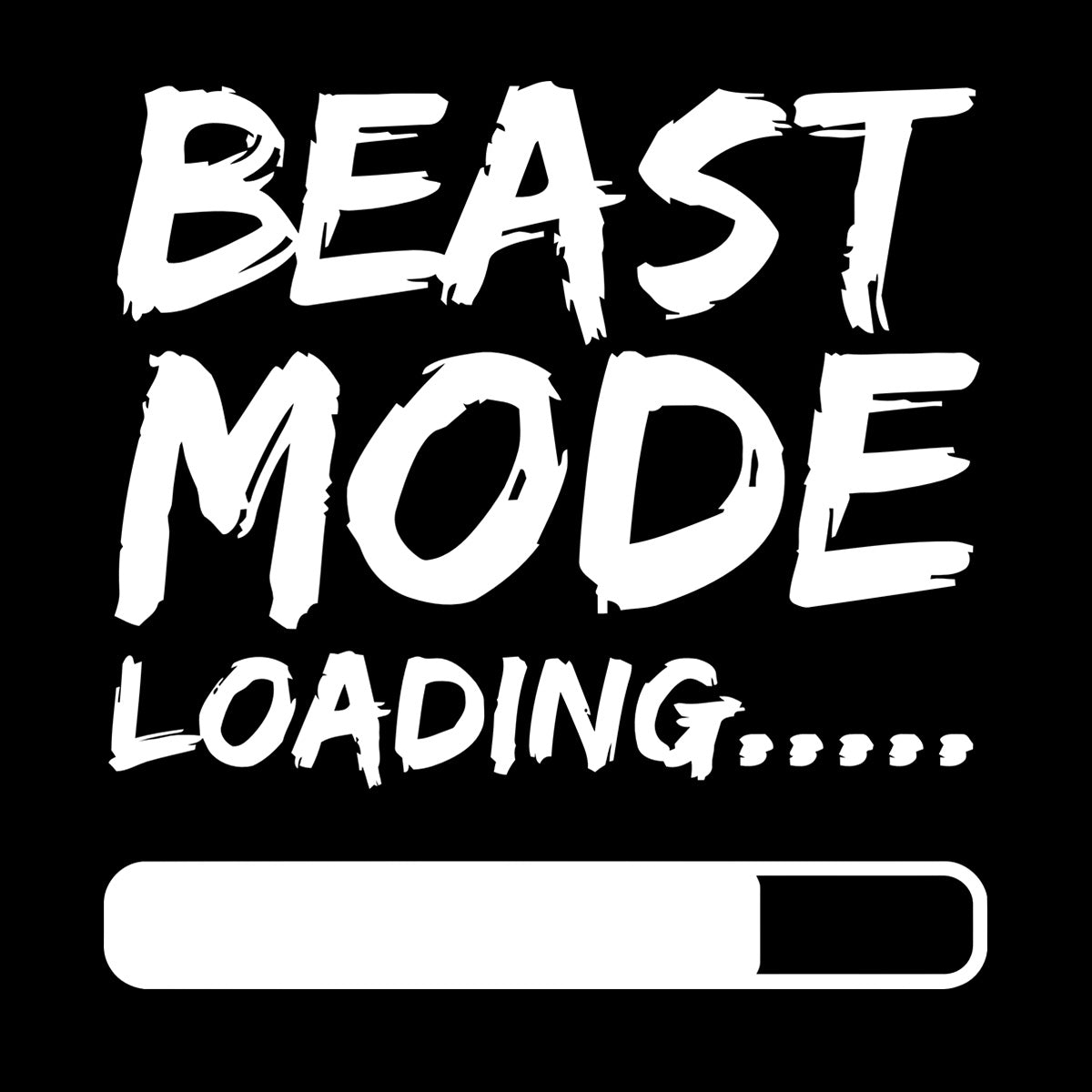 Wall Decals Paster Paper Phrase Beast Mode Loading Teen Boy Room Wall Beautification