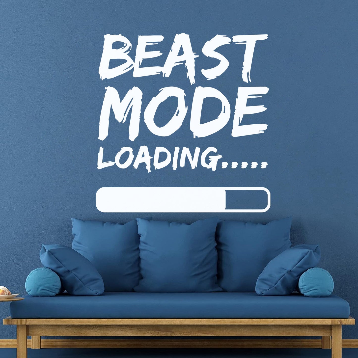 Wall Decals Paster Paper Phrase Beast Mode Loading Teen Boy Room Wall Beautification