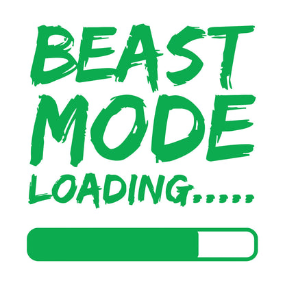 Wall Decals Paster Paper Phrase Beast Mode Loading Teen Boy Room Wall Beautification