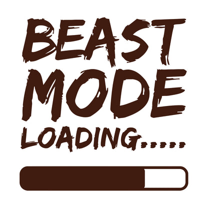 Wall Decals Paster Paper Phrase Beast Mode Loading Teen Boy Room Wall Beautification