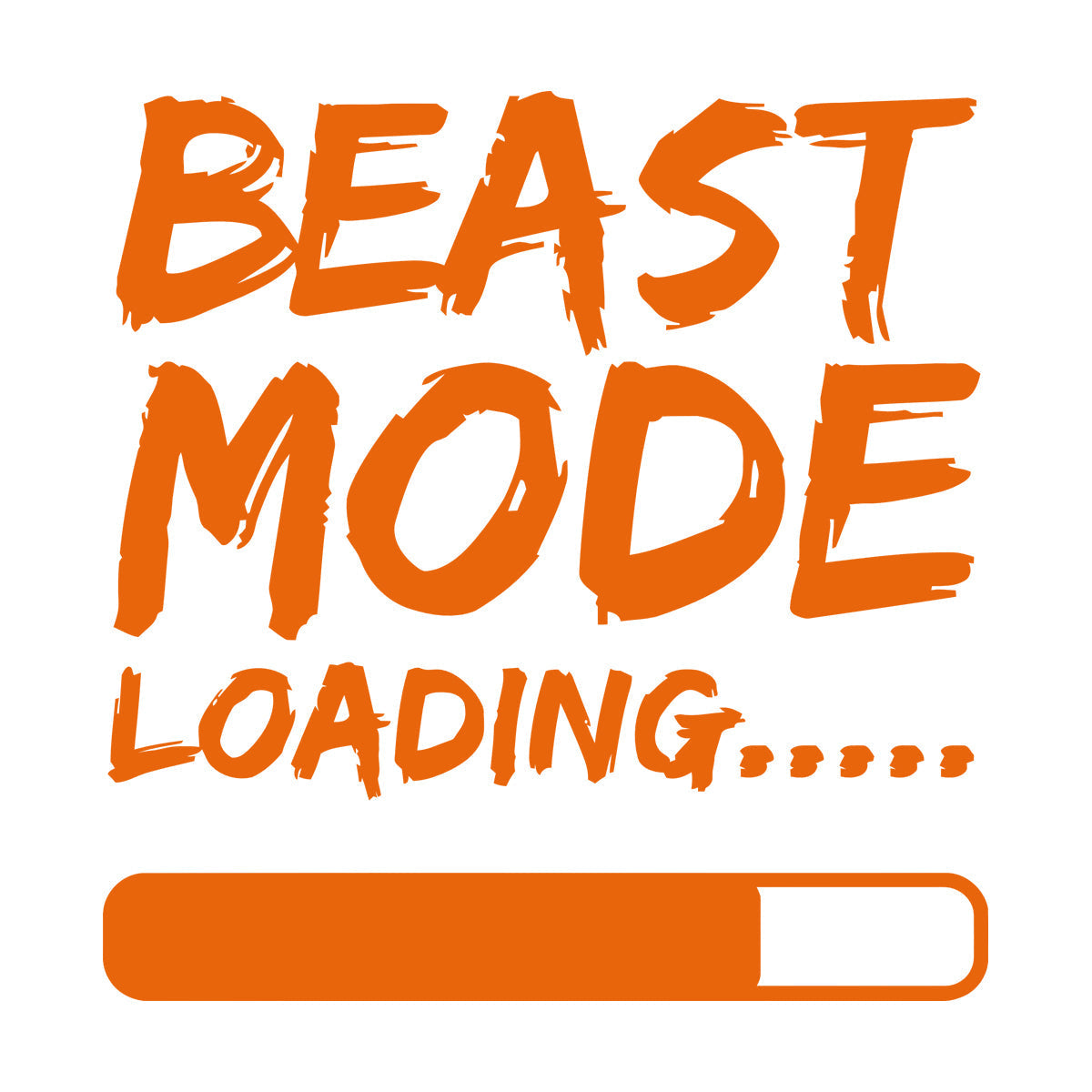 Wall Decals Paster Paper Phrase Beast Mode Loading Teen Boy Room Wall Beautification