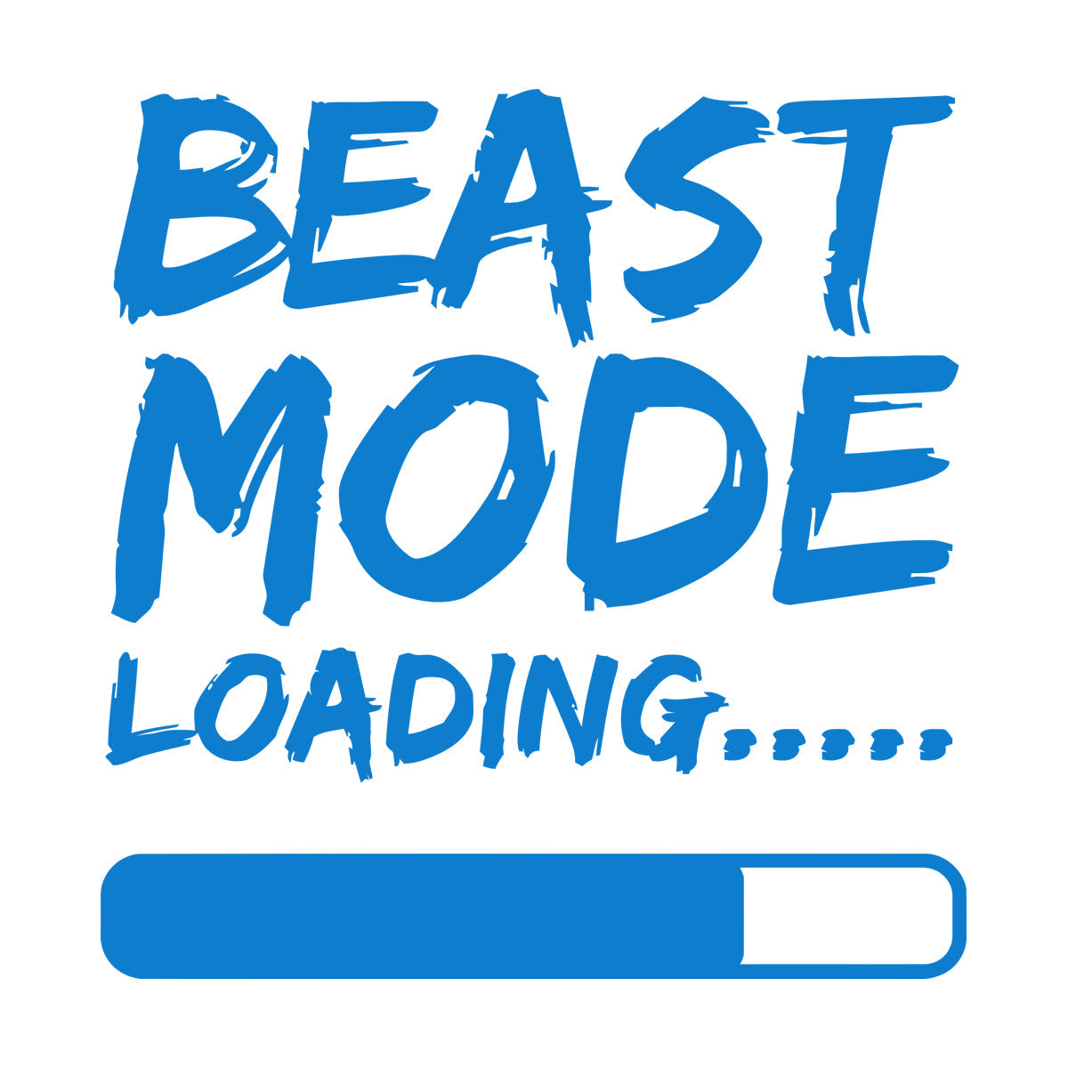 Wall Decals Paster Paper Phrase Beast Mode Loading Teen Boy Room Wall Beautification