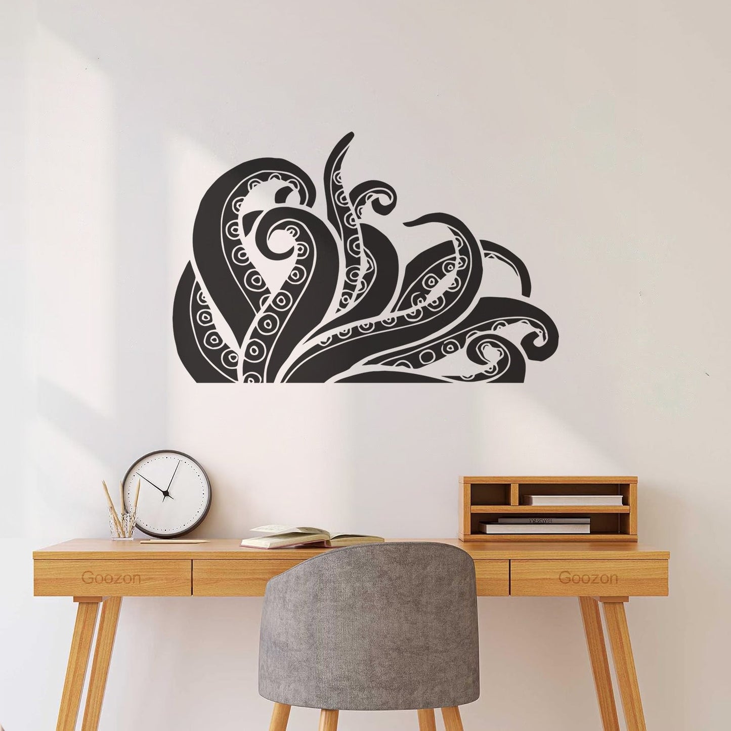 Wall Decals Tentacles Octopus Kraken Ocean Monster Glass Stickers