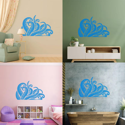 Wall Decals Tentacles Octopus Kraken Ocean Monster Glass Stickers