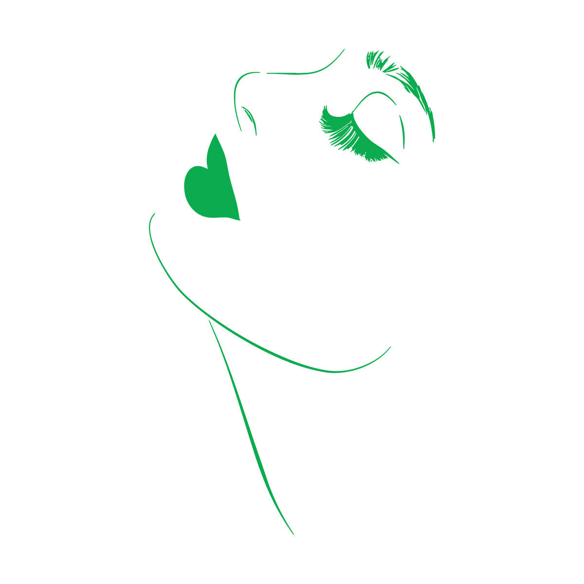 Vinyl Wall Decals Beautiful Girl Model Appeal Lips Makeup Eyelashes Car Body Decoration