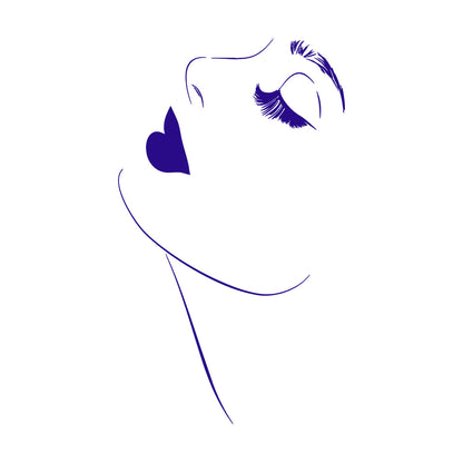 Vinyl Wall Decals Beautiful Girl Model Appeal Lips Makeup Eyelashes Car Body Decoration