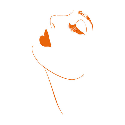 Vinyl Wall Decals Beautiful Girl Model Appeal Lips Makeup Eyelashes Car Body Decoration