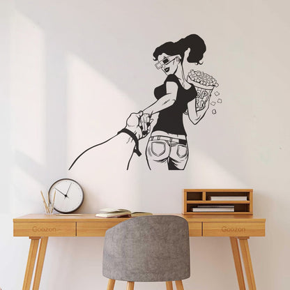 Cinema Girl Come With Me Film Movie Wall Stickers Paster Paper Multi Color Selection