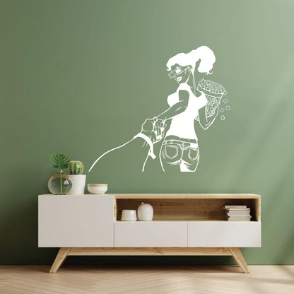 Cinema Girl Come With Me Film Movie Wall Stickers Paster Paper Multi Color Selection