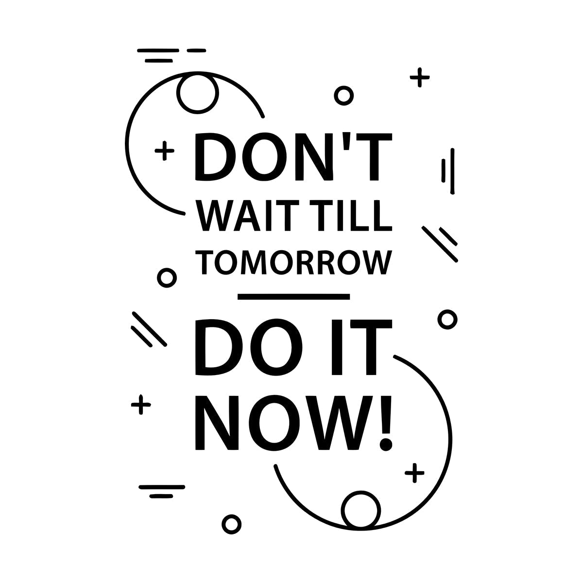 Fine Carving Decals Motivation Quote Inspire Room Car Body Decoration