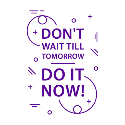 Fine Carving Decals Motivation Quote Inspire Room Car Body Decoration