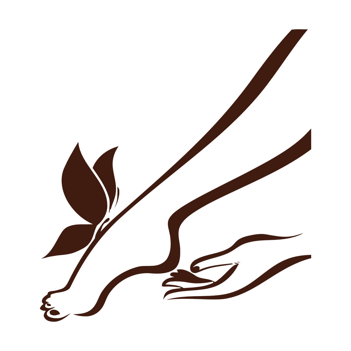 Wall Stickers Foot Leg And Butterfly Romantic Personalized Customization