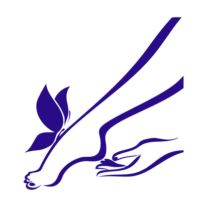 Wall Stickers Foot Leg And Butterfly Romantic Personalized Customization