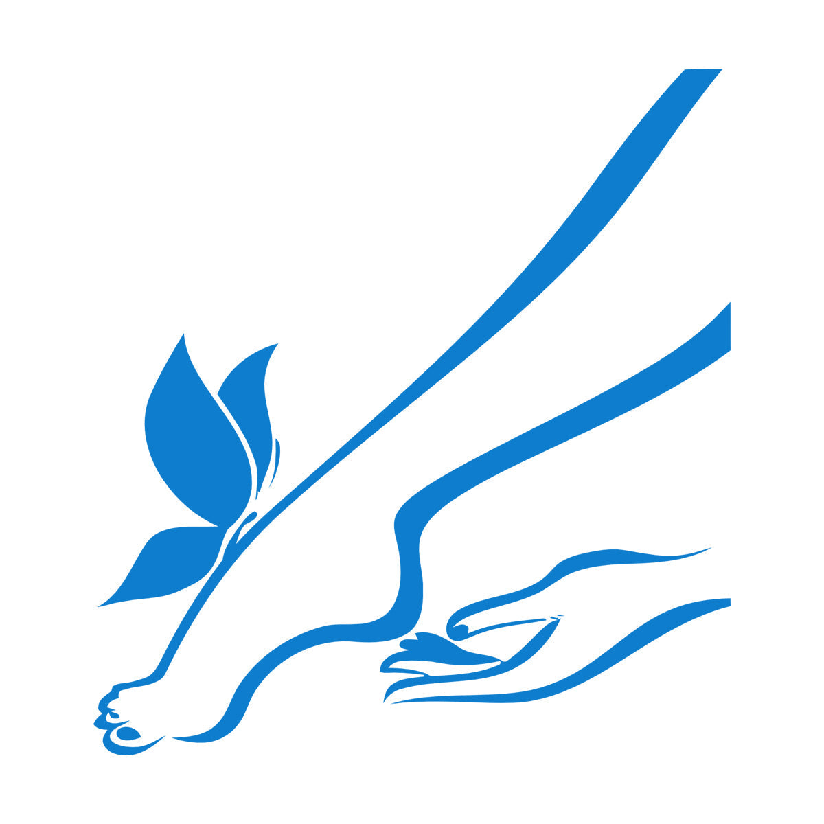 Wall Stickers Foot Leg And Butterfly Romantic Personalized Customization