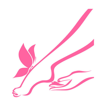 Wall Stickers Foot Leg And Butterfly Romantic Personalized Customization