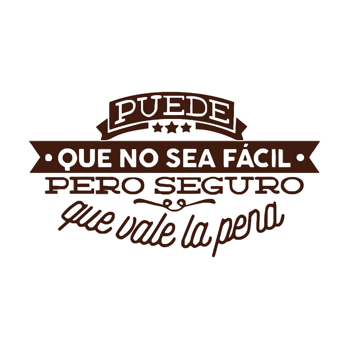 Engraving Stickers Spanish Quotes Puede Que No Ea Facil Pero Inspiration Car Body Decoration