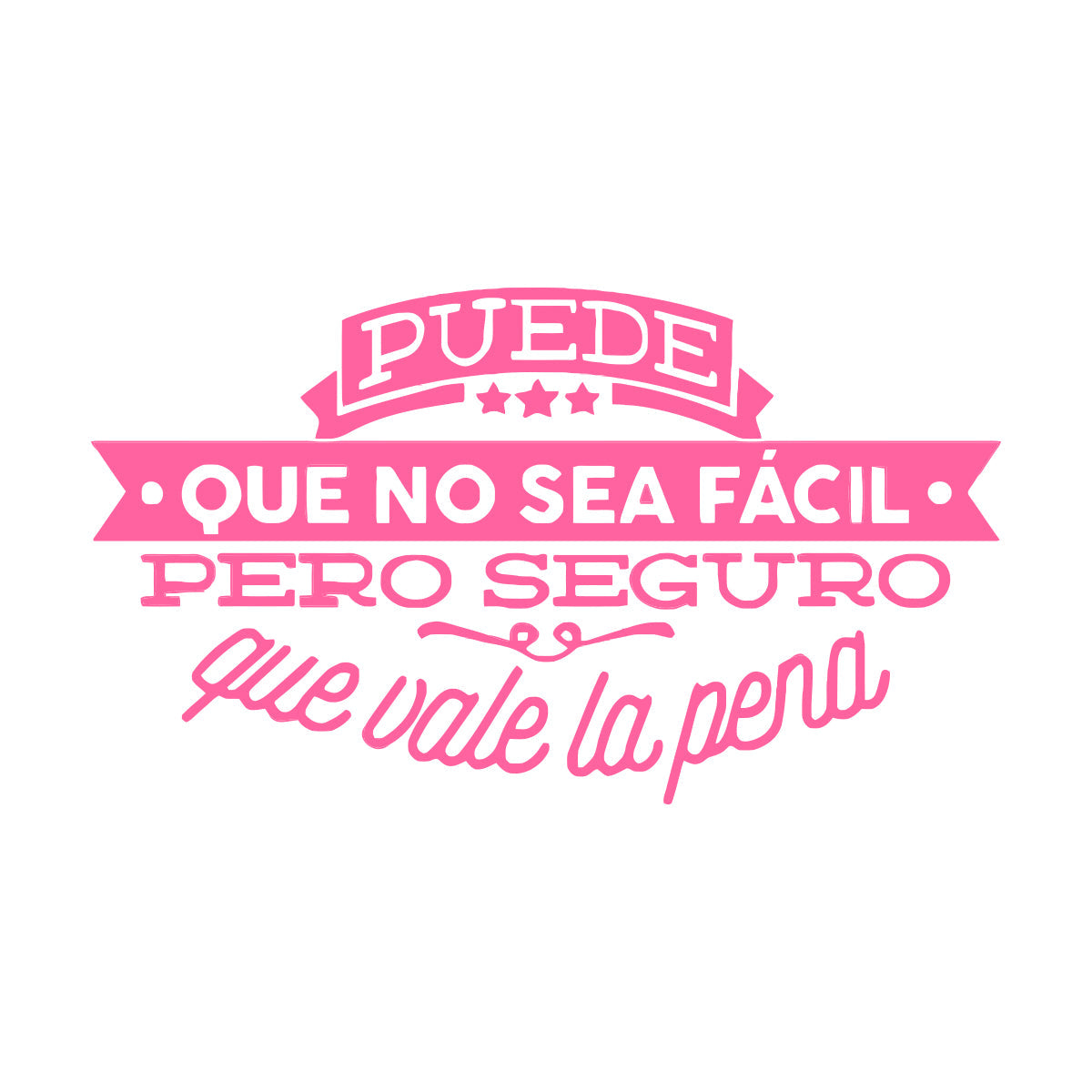 Engraving Stickers Spanish Quotes Puede Que No Ea Facil Pero Inspiration Car Body Decoration