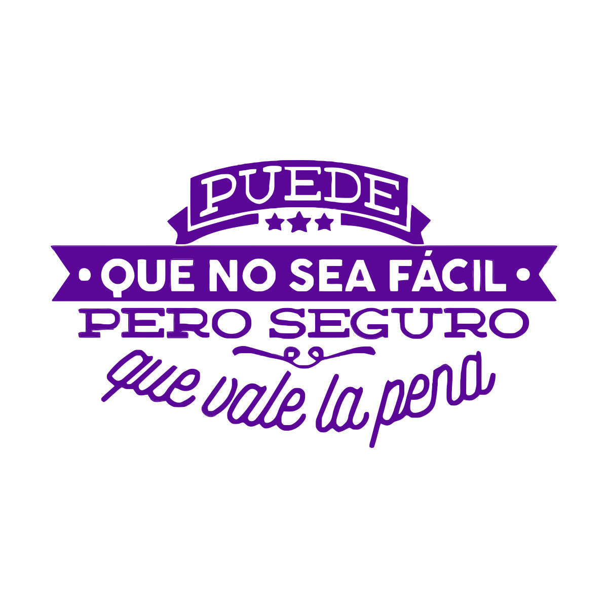 Engraving Stickers Spanish Quotes Puede Que No Ea Facil Pero Inspiration Car Body Decoration