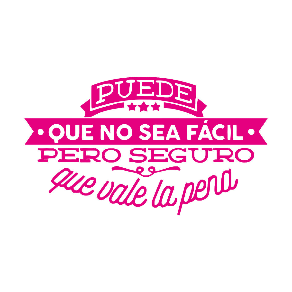 Engraving Stickers Spanish Quotes Puede Que No Ea Facil Pero Inspiration Car Body Decoration