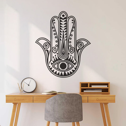 Lettering Stickers Hamsa Mandala Meditation Car Body Decoration