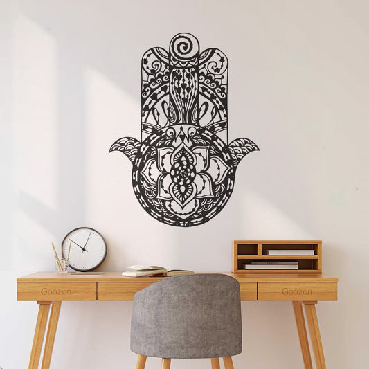 Lettering Decals Hamsa Hand Fatima Ghansh Art Mural Painting