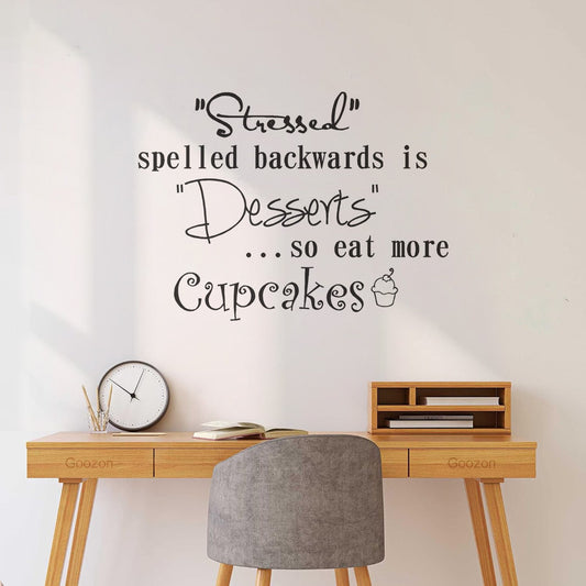 Wall Decals Cupcake Dessert Cake Baker Cupcake Quotations Cake Shop Window Decals