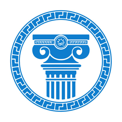 Engraving Stickers Ancient Greek Architectural Antique Columns Can Modify And Add Information