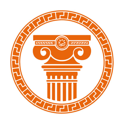 Engraving Stickers Ancient Greek Architectural Antique Columns Can Modify And Add Information