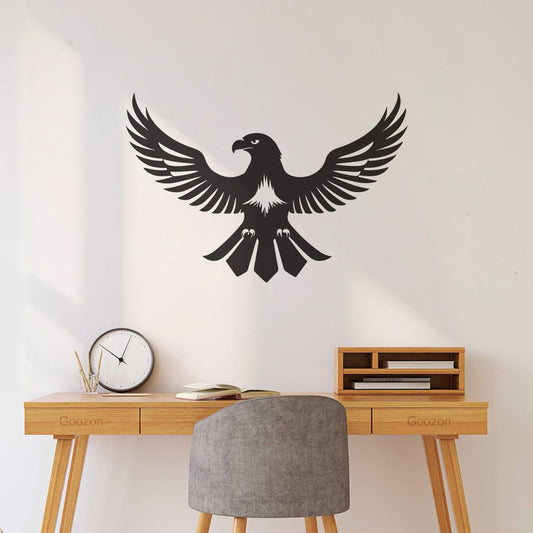 Engraving Stickers Logotype Eagle Silhouette Design Window Decals