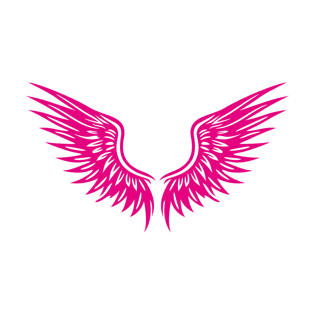 Engraving Stickers Angel Wings Silhouette Vintage Wings On Wings Tattoo Culture