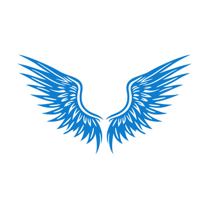 Engraving Stickers Angel Wings Silhouette Vintage Wings On Wings Tattoo Culture