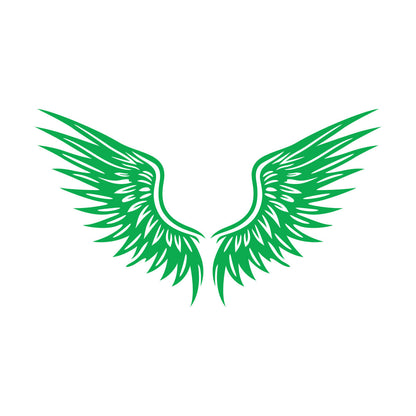 Engraving Stickers Angel Wings Silhouette Vintage Wings On Wings Tattoo Culture