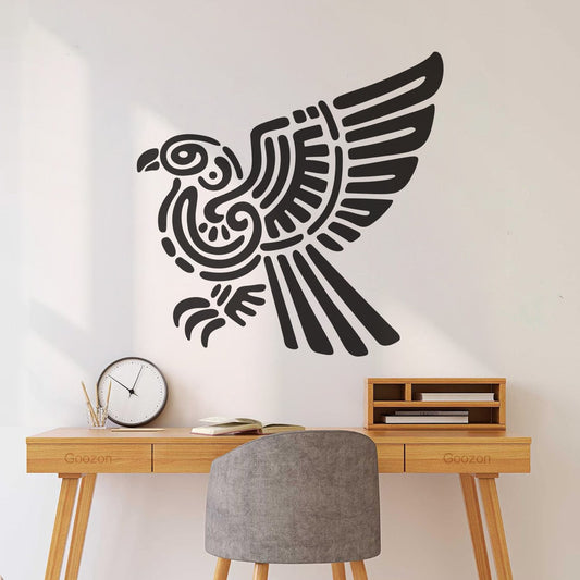 Vinyl Wall Decals Aztec Totem Eagle Mayan And Inca Tribal Symbol Do Not Damage The Wall Surface