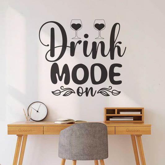 Lettering Decals Drink Mode On Multiple Size Options