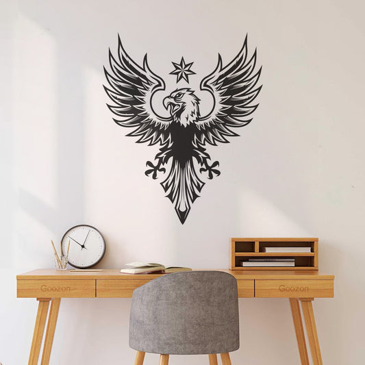 Wall Stickers Paster Paper Eagle Crest Logo Design Inspiration Design Element Self Adhesive