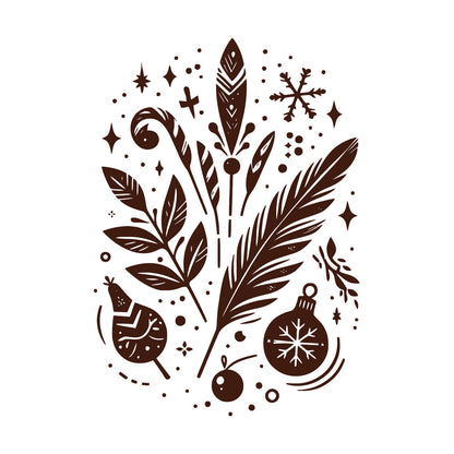 Wall Decals Elegant And Festive Feathers Ornaments And Botanical Elements In A Graceful Design Tattoo Culture