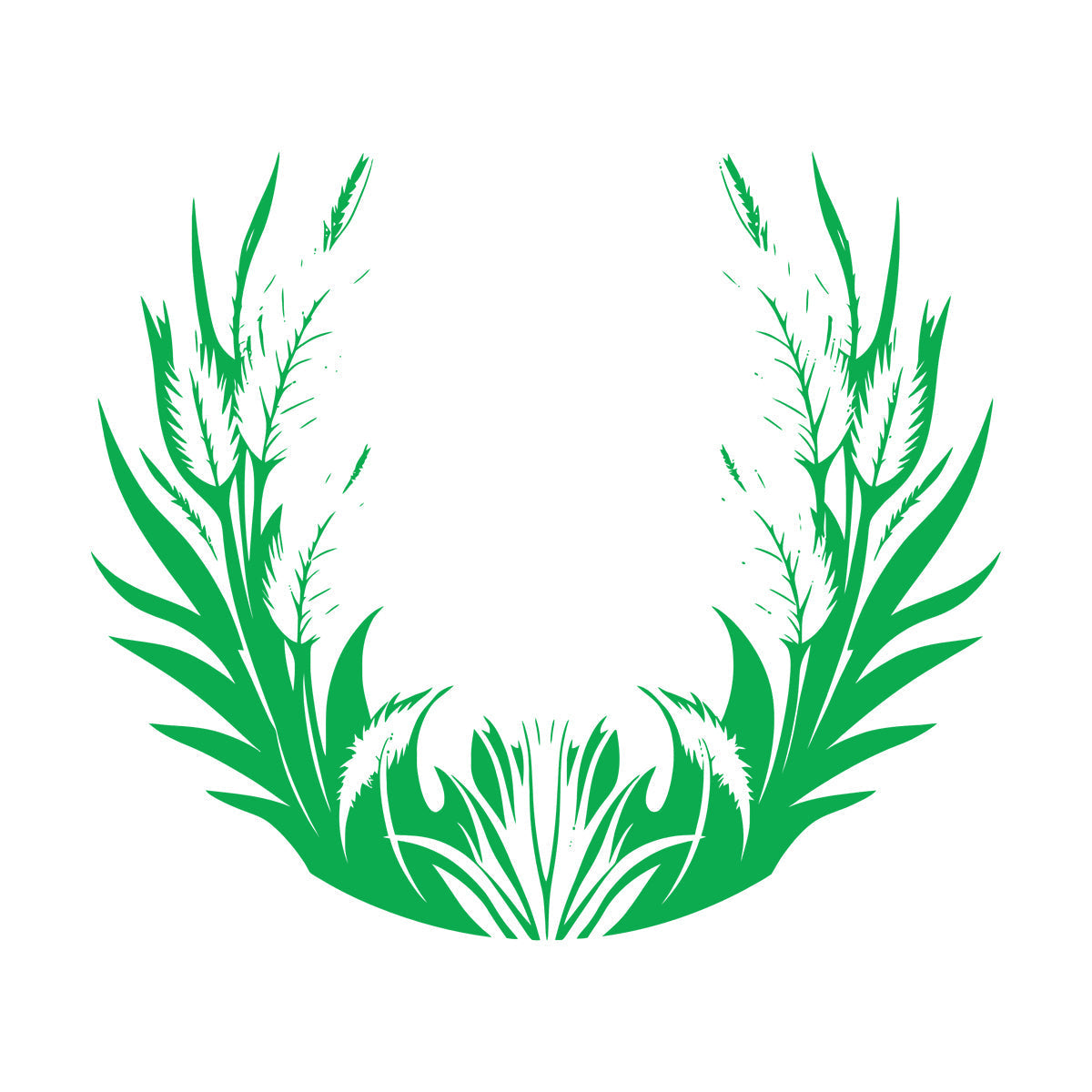 Vinyl Wall Stickers Elegant Floral Pattern With Leaves Feathers Can Modify And Add Information