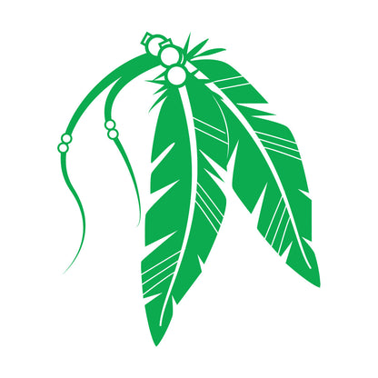 Engraving Stickers Graphics Of Tribal Feathers Easy Installation