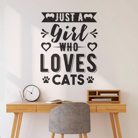 Lettering Decals Cat Animals It Won'T Fall Off
