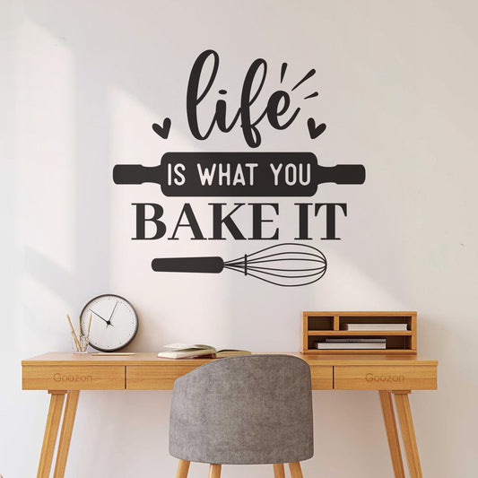 Wall Decals Paster Paper Life Is What You Bake It Personalized Customization